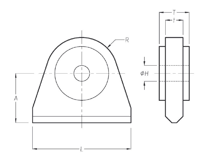 Pad eye type S Mennens Belgium